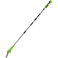 Greenworks 24V Akku-Hochentaster 20 cm, 2,68 m Reichweite, 8" Kettensäge, automatische Ölung, 6,7 m/s, nur Werkzeug