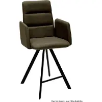 58 aufm Kessel Thekenstuhl (2er-Set) Delfine 52x109x60 Schwarz/Khaki