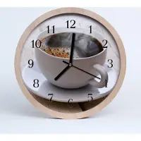 Tulup Holzuhr 30fi cm wanduhr - Kaffee Küche