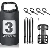Kkmoon 3L Fahrradgabeltasche, wasserdicht, Rolltop, Trockentasche, Fahrradgabeltasche, Fahrradtasche, Fahrradtasche