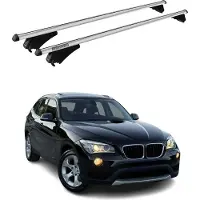 Menabo Dachträger Grundtäger für BMW X1 E84 2009-2015 75kg Alu Grau 2 tlg
