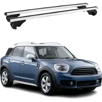Omtec Dachträger Grundtäger für Mini Countryman F60 2017-2023 75kg Alu Grau 2 tlg