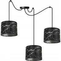 Light11 HOME Spinnen Pendelleuchte Silber – Moderne Hängelampe mit Lampenschirm Deckenleuchte Design