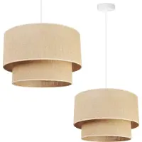 Light11 HOME Hängelampe, Deckenleuchter, Lampenschirm 40 cm Kuchen