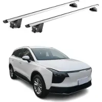 Aurilis Dachträger Grundtäger für Aiways U5 2022-2025 FL 100kg Aluminium Silber 2tlg ABE