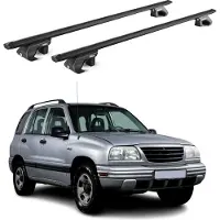 Aurilis Dachträger Grundtäger für Suzuki Vitara mk2 1998-2005 5 tür 90kg Alu Schwarz ABE