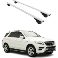 Omac Dachträger Grundtäger für Mercedes ML Klasse GLE W166 2011-2015 75kg Silber 2x