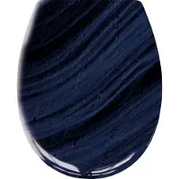 Kleine wolke WC-Sitz MYSTIC Navy mit Absenkautomatik und Easy Clean