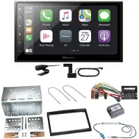 Pioneer SPH-DA250DAB Bluetooth DAB+ Einbauset für Citroen C2 C3 Berlingo Jumpy