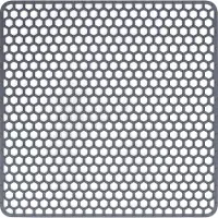 JORMFTTE Spülbeckenmatte aus Silikon, strapazierfähiges Gitterdesign, rutschfeste Spülbeckenschutzmatte für Küchenspülen aus Edelstahl und Keramik.