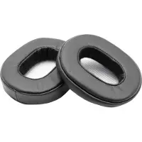 VHBW Ohrpolster kompatibel mit Sony MDR-1RBTMK2, MDR-1R, MDR-1A-DAC, MDR-1A, MDR-1ABT, MDR-1RMK2 Kopfhörer Headset, Polyurethan / Schaumstoff Schwarz