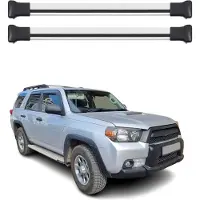 Omtec Dachträger Grundtäger für Toyota 4 Runner 2009-2025 75kg Aluminium Silber 2 tlg