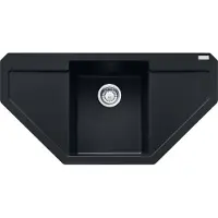 Franke Maris Einbauspüle Fragranitspüle MRG 612-97 E BlackMatt Druckknopf Edelstahl ab 45 cm 114.0627.371 - inkl.