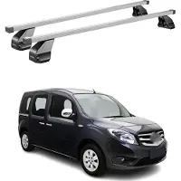 Menabo Dachträger Grundtäger für Mercedes Citan W415 2012-2021 75kg Stahl Silber