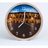 Tulup Holzuhr 30fi cm wanduhr - Monument Monument