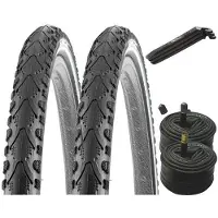 Kenda Set 2x Reifen K-935 37-622 mit 2x AV Schläuche + 3 Reifenheber