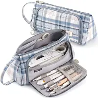 Meshowee Federmäppchen Große Kapazität Mäppchen Bleistifttasche Halter Stiftetasche Federtasche Stifthalter Stiftemappe Uni