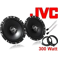 DSX JVC Lautsprecher Einbau Set Tür vorne hinten passend für Audi A3 8P 03-13 300 Watt