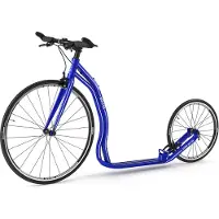 Yedoo Tretroller Wolfer 28/28 Alu Roller Scooter Sportroller Rennroller blau