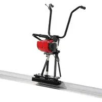 StarTech.com Gasbeton-Estrichmaschine - 1830 mm Aluminiumplatten - Geradekantenstangensatz - 4-Takt-Vibrationsmotor - Zement-Finishing - höhenverstellbare Griffe - hocheffiziente Betonwerkzeuge - 6500 U/min
