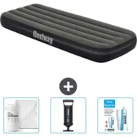 Bestway Luftmatratze – 1 Person – 76 x 185 x 25 cm – Grün – im Lieferumfang enthalten Zubehör