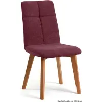 58 aufm Kessel Esszimmerstuhl (4er-Set) Dillian 47x92x60 Eiche geölt/Marsala