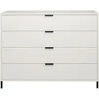 58 aufm Kessel Kommode Erna 119x45x102 Kreidegrau matt Lack 14721-Q