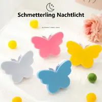 Dopwii Nachtlicht LED Schmetterling Nachtlicht, lichtempfindlich,für Steckdosen, Schmetterling,4 PCS