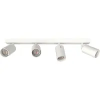 Lumicom Deckenleuchte Form L mit 4 verstellbaren Spots, 10 cm breit, 21 cm hoch, für GU10