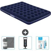 Bestway Luftmatratze – 2-Personen – 152 x 203 x 22 cm – Blau – im Lieferumfang enthalten Zubehör