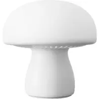Dopwii Pilz-Tischlampe, dimmbare LED-Bettlampe, 3 Beleuchtungsmodi, 3600 mAh Akku, für Wohnzimmer, Schlafzimmer & Büro (weiß)
