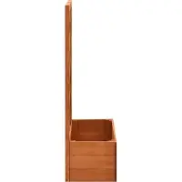 vidaXL "im Sonderangebot" Garten-Spalier mit Blumenkasten Orange 50x25x90 cm Tannenholz - DEMöbel1654255