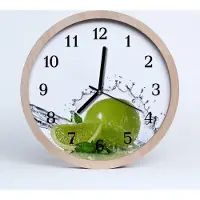 Tulup Holzuhr 30fi cm wanduhr - Kalkwasser