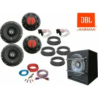 DSX für VW Golf IV 4 JBL Einbauset Lautsprecher Tür vorn hinten aktiv Subwoofer
