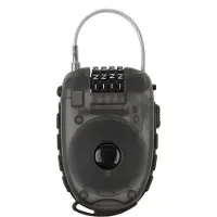 M-Wave M Wave Aufrollbares Kabelschloss 88g Taschenschloss Retractable Cable Lock