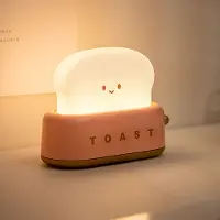 360Home USB wiederaufladbare dimm Toaster Tischlampe LED Nachtlicht Rosa