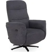 Harper Relaxsessel HUELVA BHT 71x108x89 cm grau Fernsehsessel