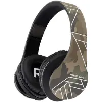 PowerLocus Over-Ear Bluetooth Kopfhörer kabellos, Stereo Sound, Faltbare Kopfhörer mit Mikrofon und 15h Akku für Musik & Anrufe