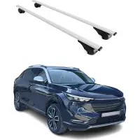 Omtec Dachträger Grundtäger für Honda HR-V 2021-2025 75kg Metall Silber 2 tlg