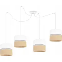 Light11 HOME Spider Deckenhängelampe, Lampenschirm 20 Cm Weiss