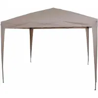 Gartentrends Pavillon >Starter< in grau, taupe - 300x260x300 (BxHxT)