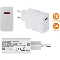 Emiro Original Ladegerät für Xiaomi Redmi Note 11 MDY-11-EZ QuickCharge 3.0 in weiß white 33W Netzteil 3A 3000mAh Bulk +gratis Reinigungspad