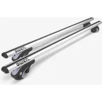 Owen 5.0 Dachträger 120cm Silber | Aluminium Relingträger für offene Reling | u.a für Dacia Duster SUV 12|2016 - 05|2018 (I)