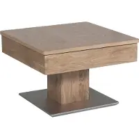 58 aufm Kessel Funktionstisch Celene 67x67x43 höhenverstellbar;diagonal verschiebbar Wildeiche Bianco 16226