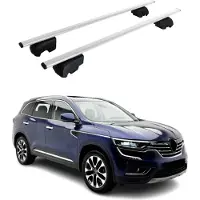 Omtec Dachträger Gepäckträger für Renault Koleos 2017-2023 Grundträger ABE Silber