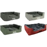 Pet-Joy Products Doggy Snuggle Hundebett, Farbe:schwarz, Größe:M