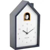 Karlsson Kuckucksuhr Wecker Alarm Clock Modern Cuckoo Dark Blue