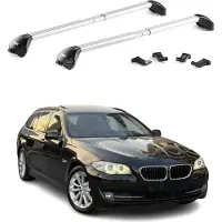 Aurilis Dachträger für BMW 5er Touring F11 2010-2017 Aluminium Silber 2 tlg ABE