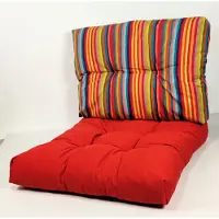 Rattani - Kissen / Polster für PE - Rattanmöbel , Set Sitz + Rücken , Teflon Caribe Color 400