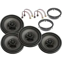 DSX passend für Mercedes Benz W 124 2wege Lautsprecher Boxen Set Vorne und Hinten 12 cm E Klasse